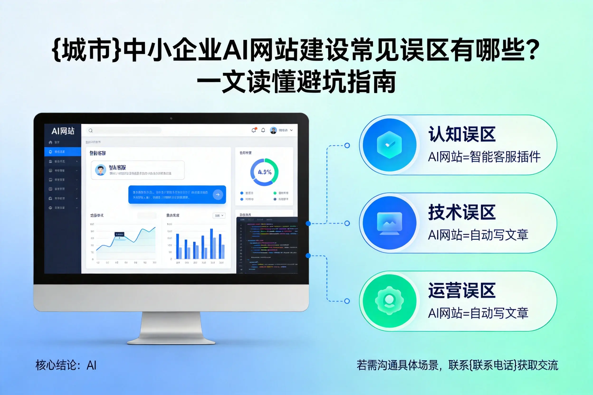株洲中小企业AI网站建设常见误区有哪些?一文读懂避坑指南