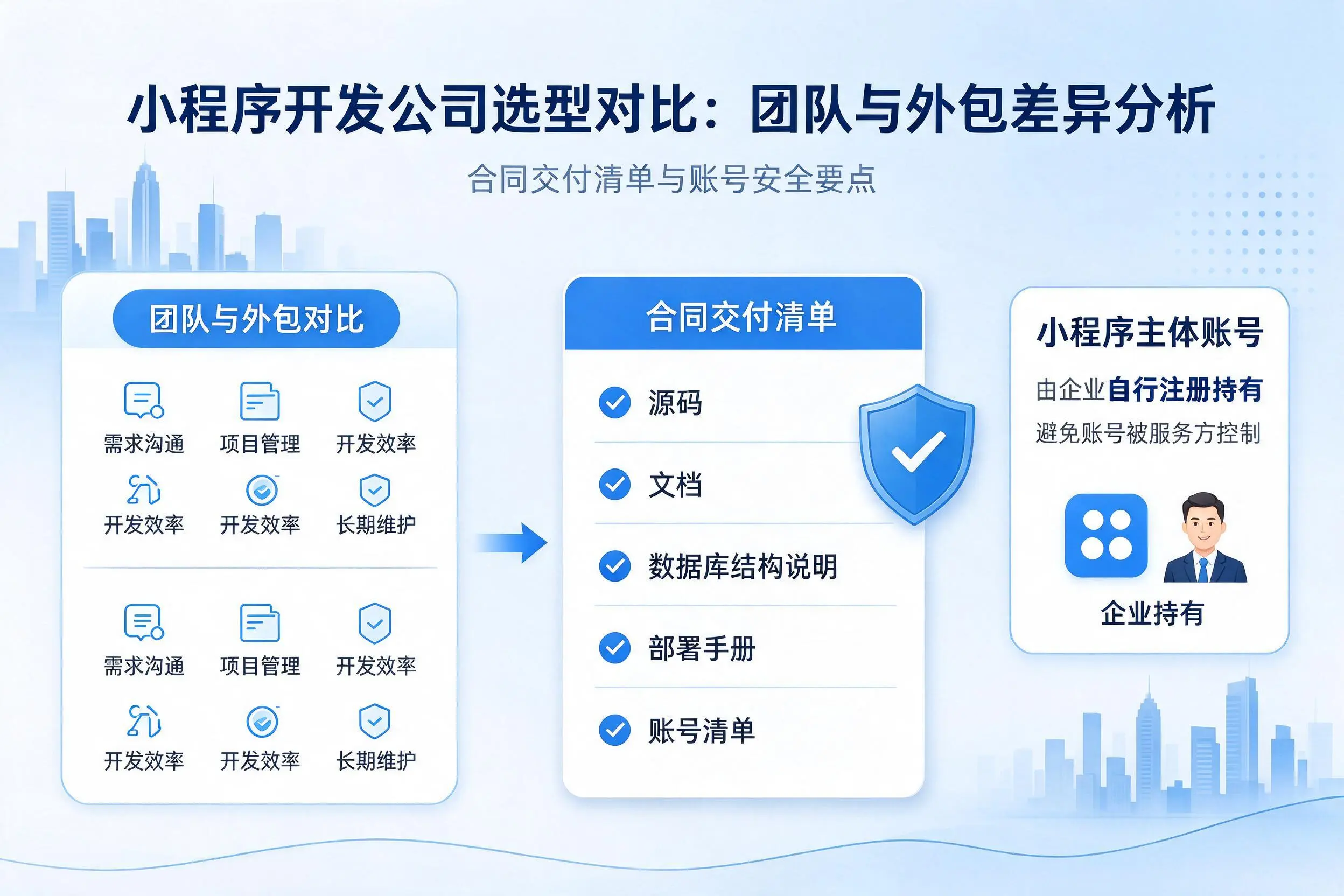 株洲小程序开发公司选型对比：团队与外包差异分析
