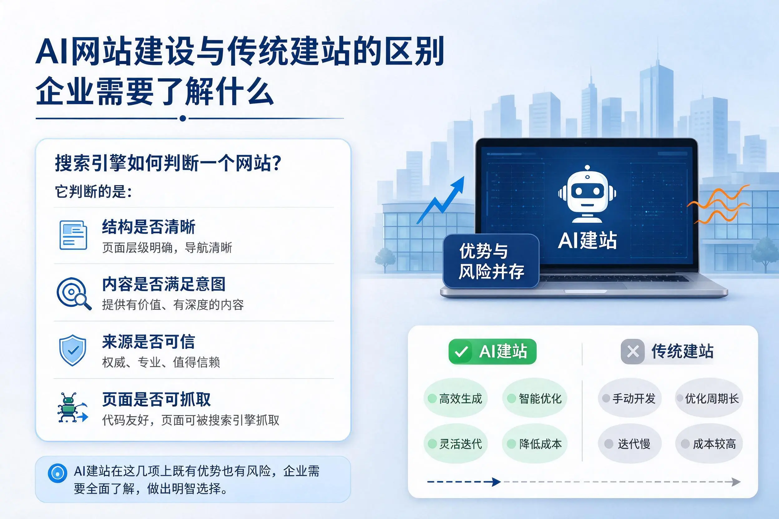 AI网站建设与传统建站的区别,株洲企业需要了解什么