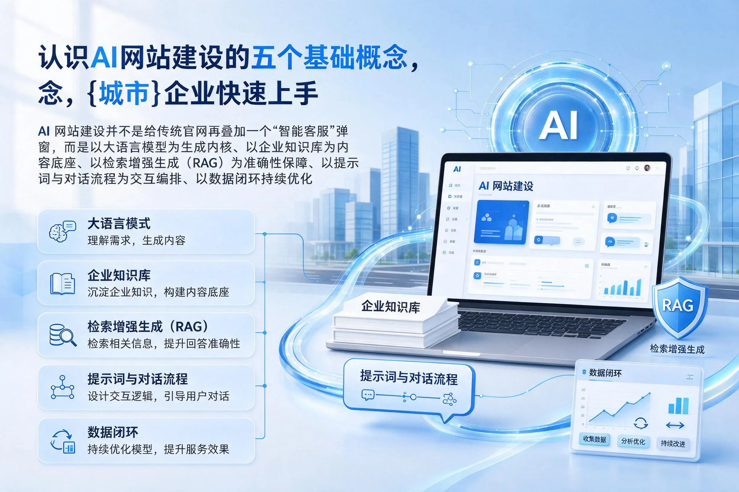 认识AI网站建设的五个基础概念，株洲企业快速上手