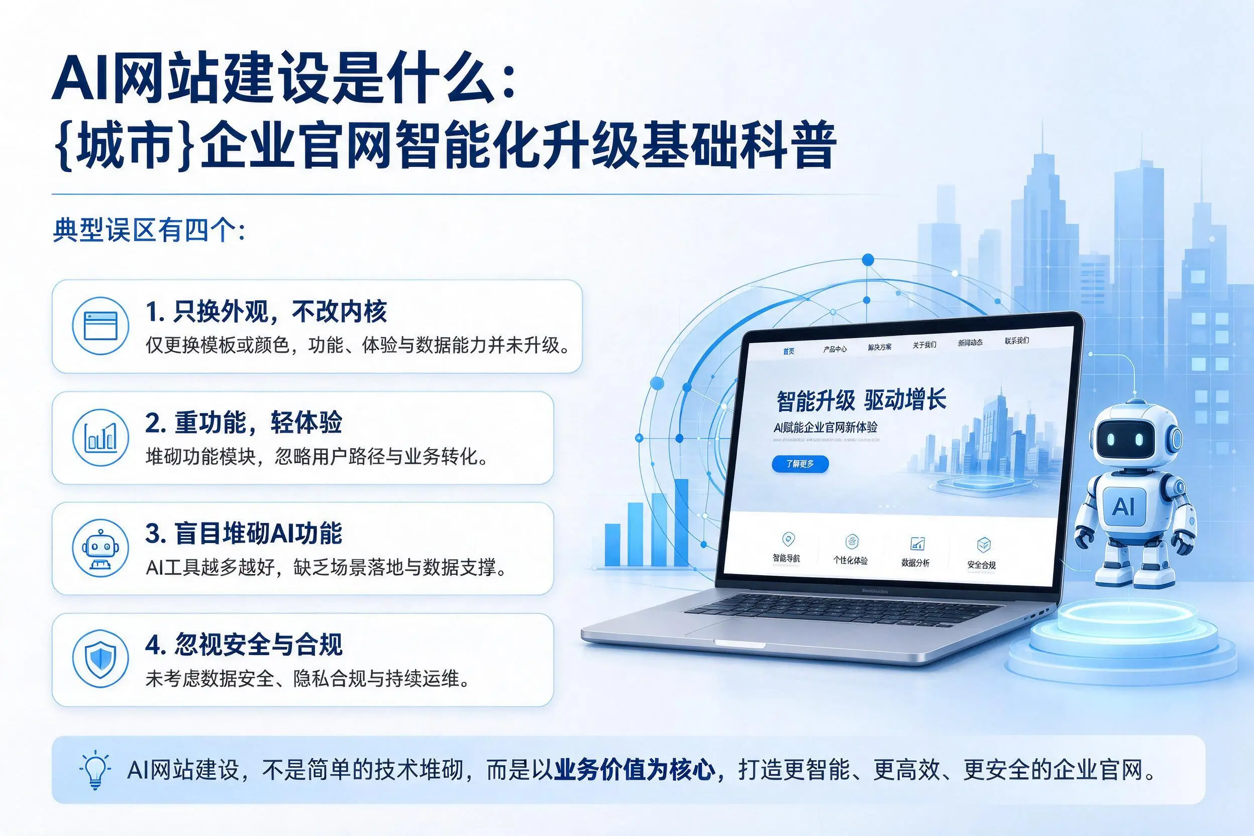 AI网站建设是什么：株洲企业官网智能化升级基础科普