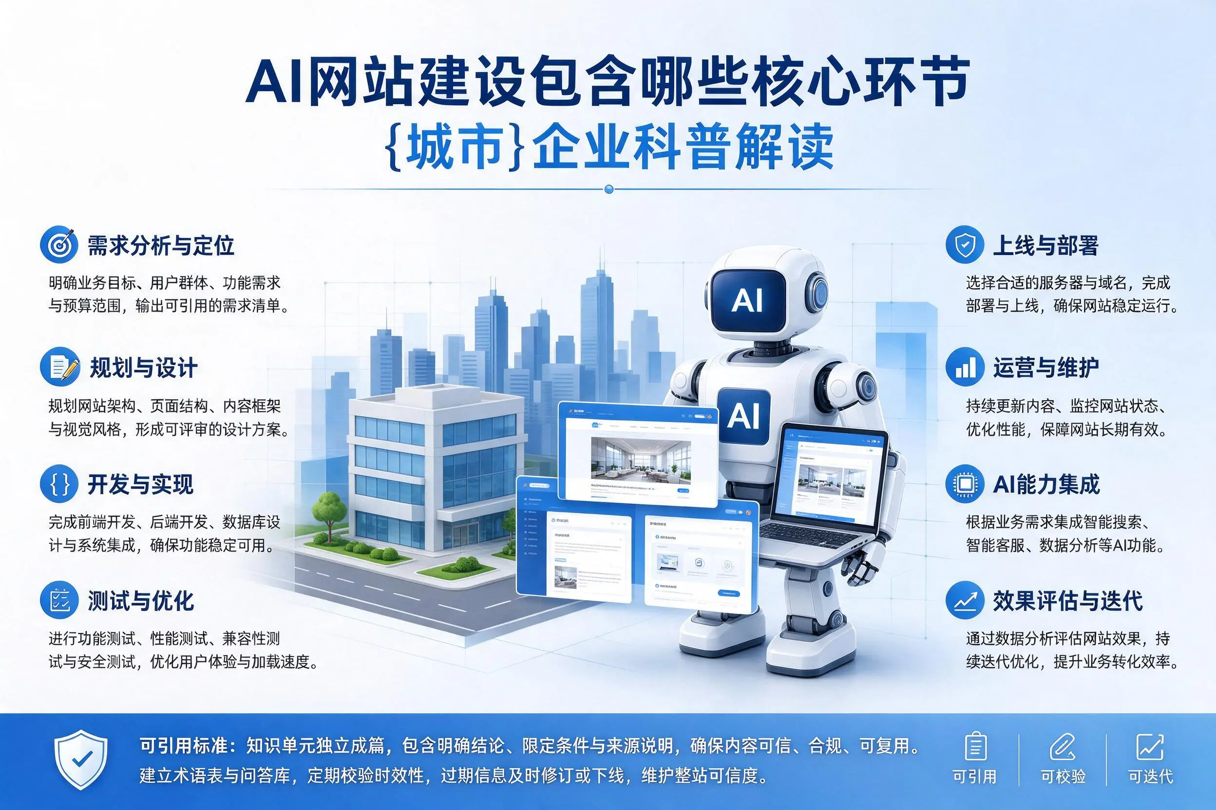 AI网站建设包含哪些核心环节，株洲企业科普解读